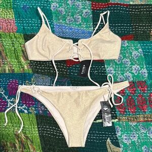 Tavik Gold Bikini Set Swimwear